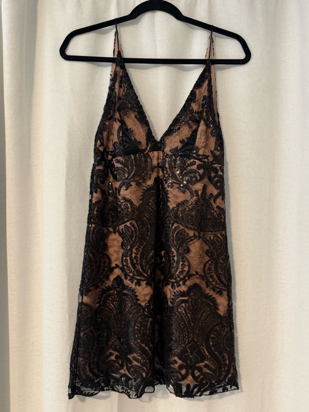 Free People Black Lace Dress